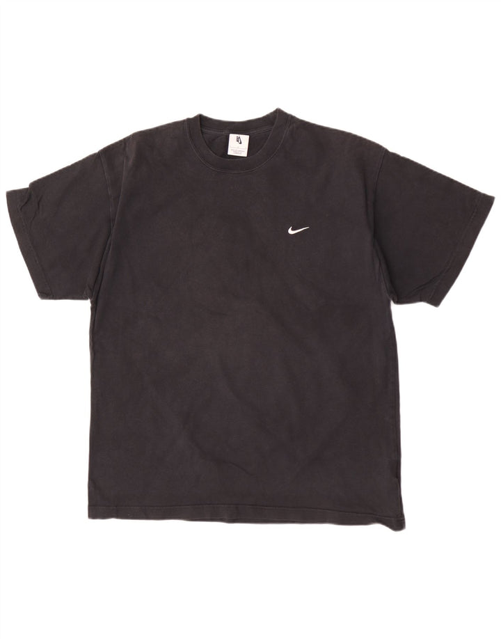 Ανδρικό μπλουζάκι Nike, μεγάλο μαύρο βαμβακερό
