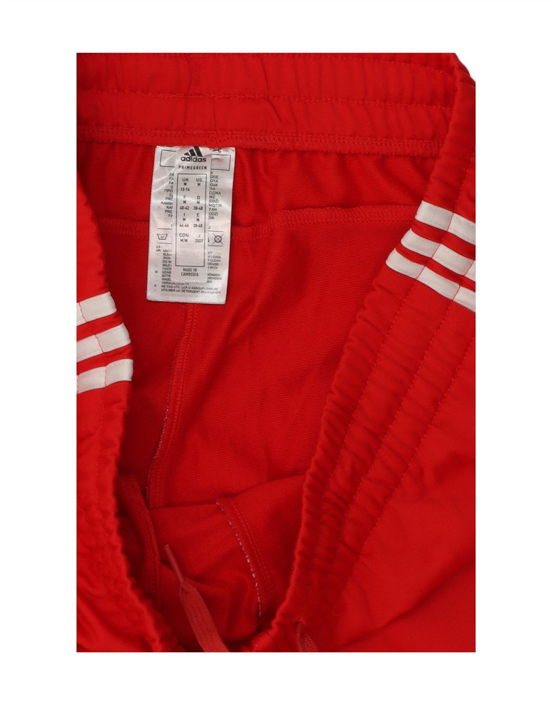 Adidas Γυναικεία φόρμα παντελόνια UK 12/14 Μεσαίο κόκκινο πολυεστέρα