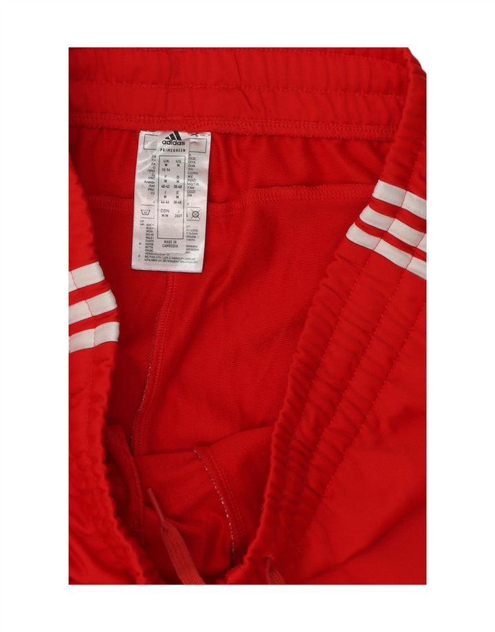 Adidas Γυναικεία φόρμα παντελόνια UK 12/14 Μεσαίο κόκκινο πολυεστέρα