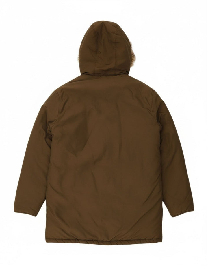Woolrich Ανδρικό παλτό με κουκούλα UK 36 Small Khaki