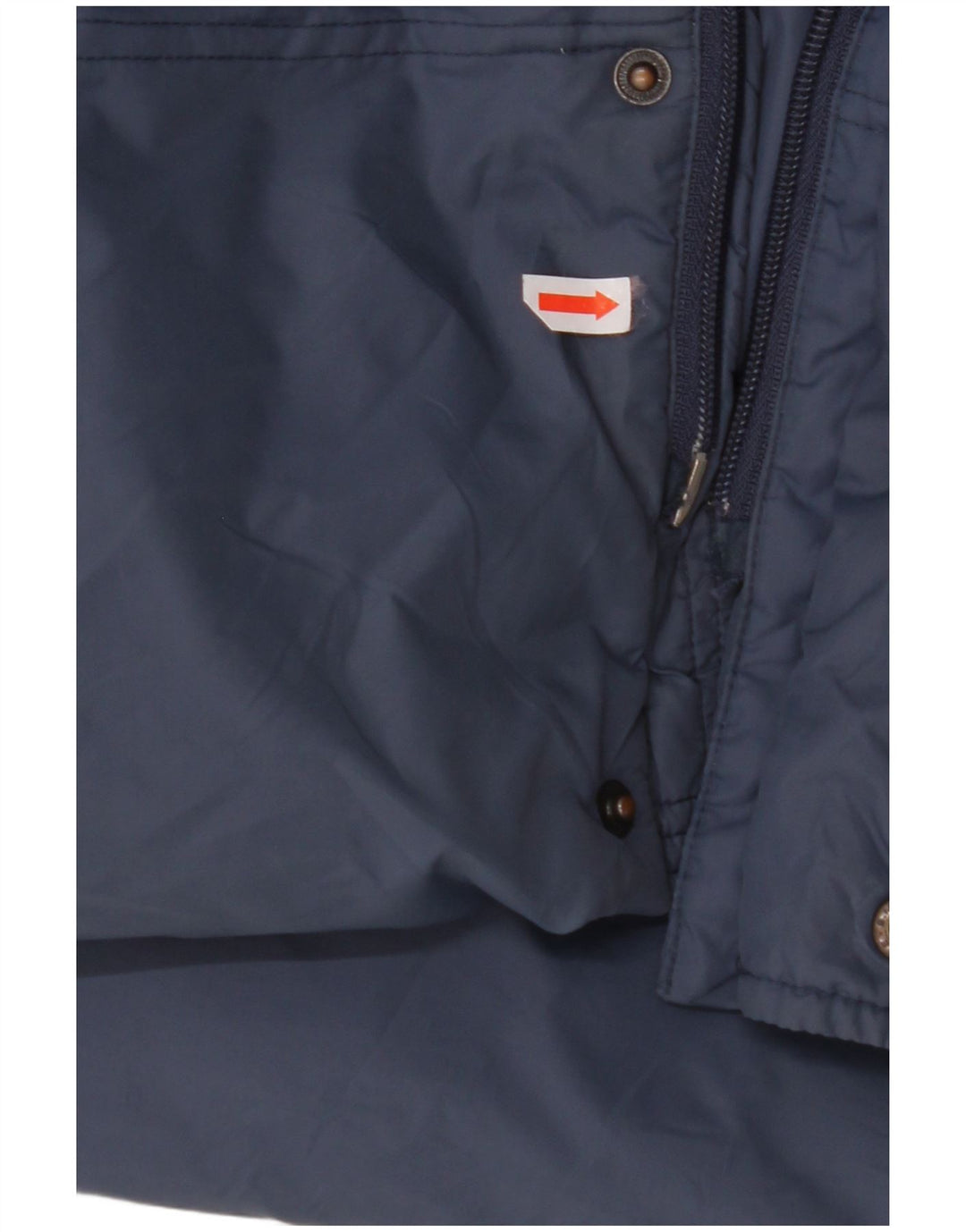 VINTAGE Ανδρικό παλτό με κουκούλα με κουκούλα με επένδυση UK 36 Small Blue Nylon