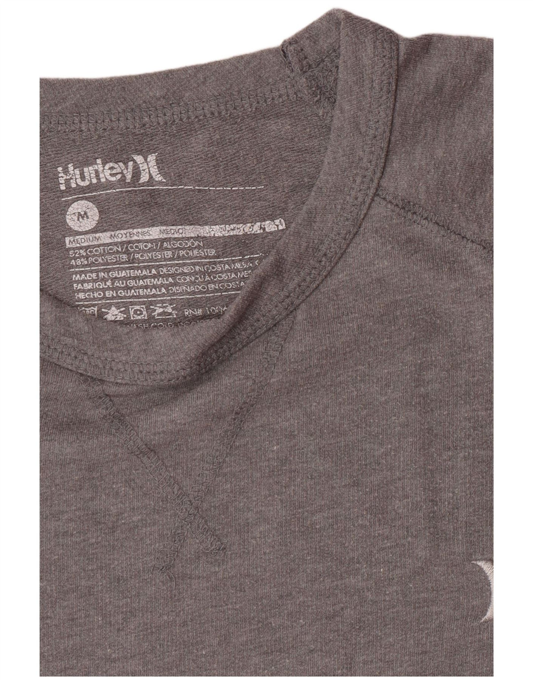 Ανδρικό φούτερ HURLEY Jumper Μεσαίο γκρι βαμβακερό