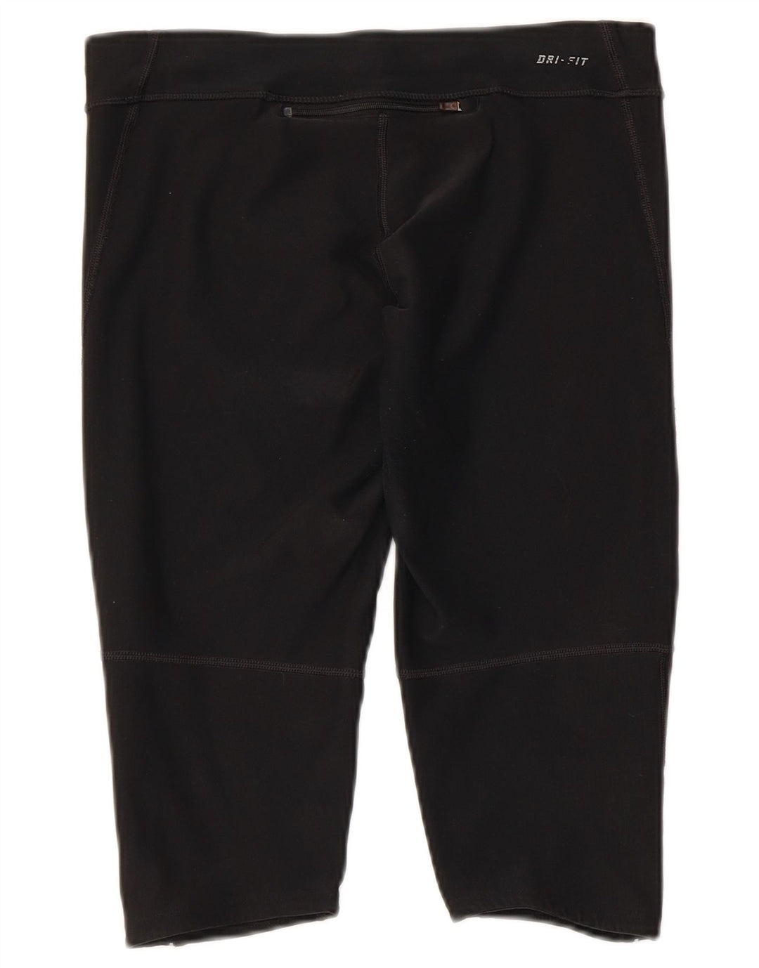 Γυναικείο κολάν NIKE Dri Fit Capri UK 12 μεσαίο μαύρο πολυεστέρα