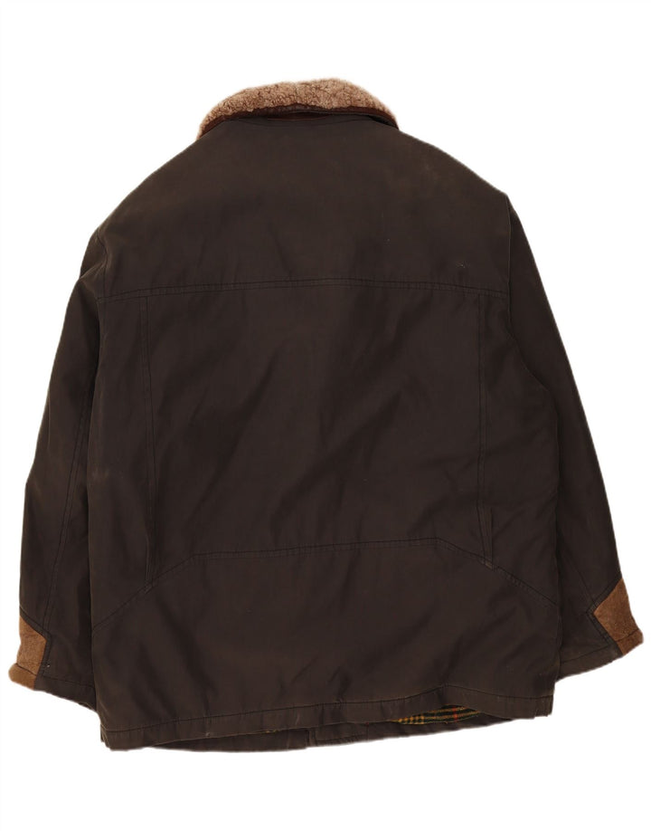 Camel Active Ανδρικό παλτό αντιανεμικό IT 56 2XL Χακί Colourblock Cotton