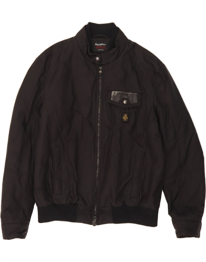 REFRIGIWEAR Womens Rain Jacket UK 16 Large Black Nylon Vintage Refrigiwear and Second-Hand Refrigiwear from Messina Hembry 