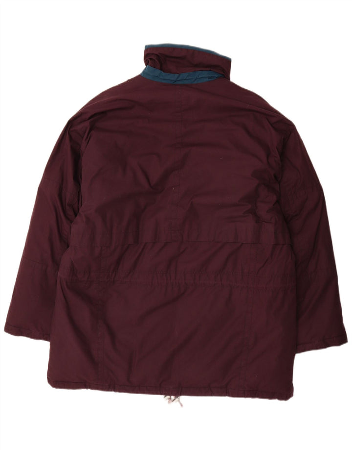WESTBURY Ανδρικό παλτό με επένδυση UK 42 XL μπορντό πολυεστέρας