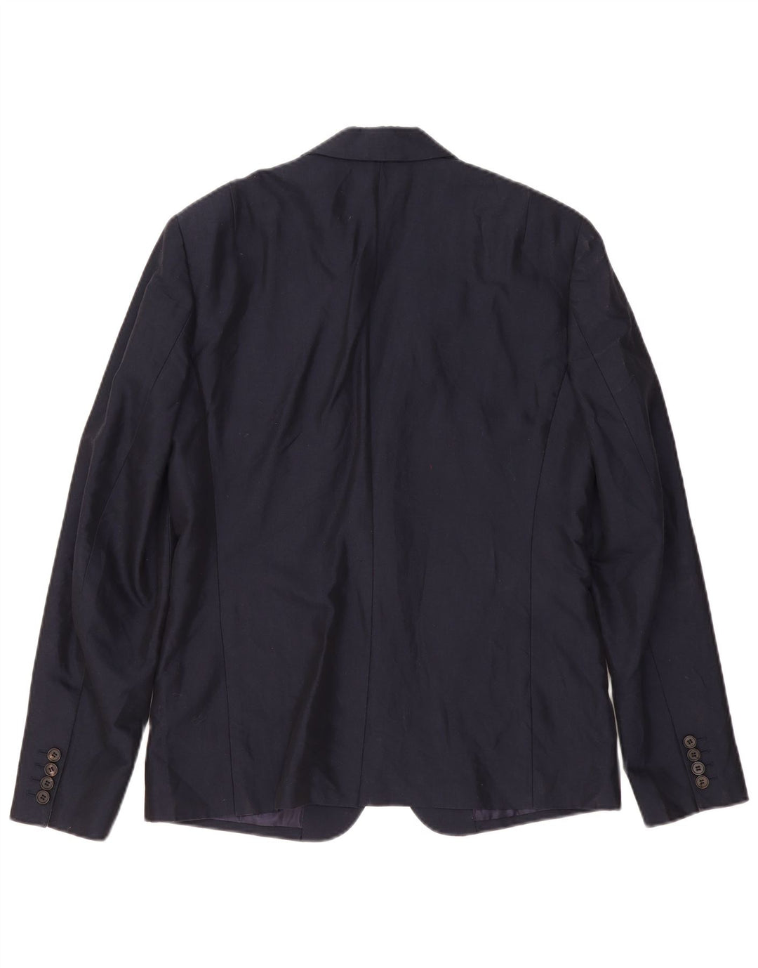 All Saints Ανδρικό σακάκι σακάκι με 2 κουμπιά UK 38 Medium Navy Blue Cotton