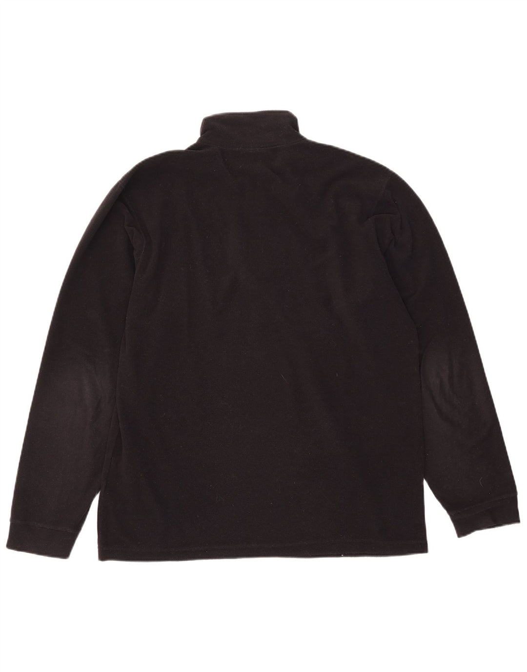 Champion Ανδρικό φερμουάρ Fleece Jumper Μεγάλος Μαύρος Πολυεστέρας