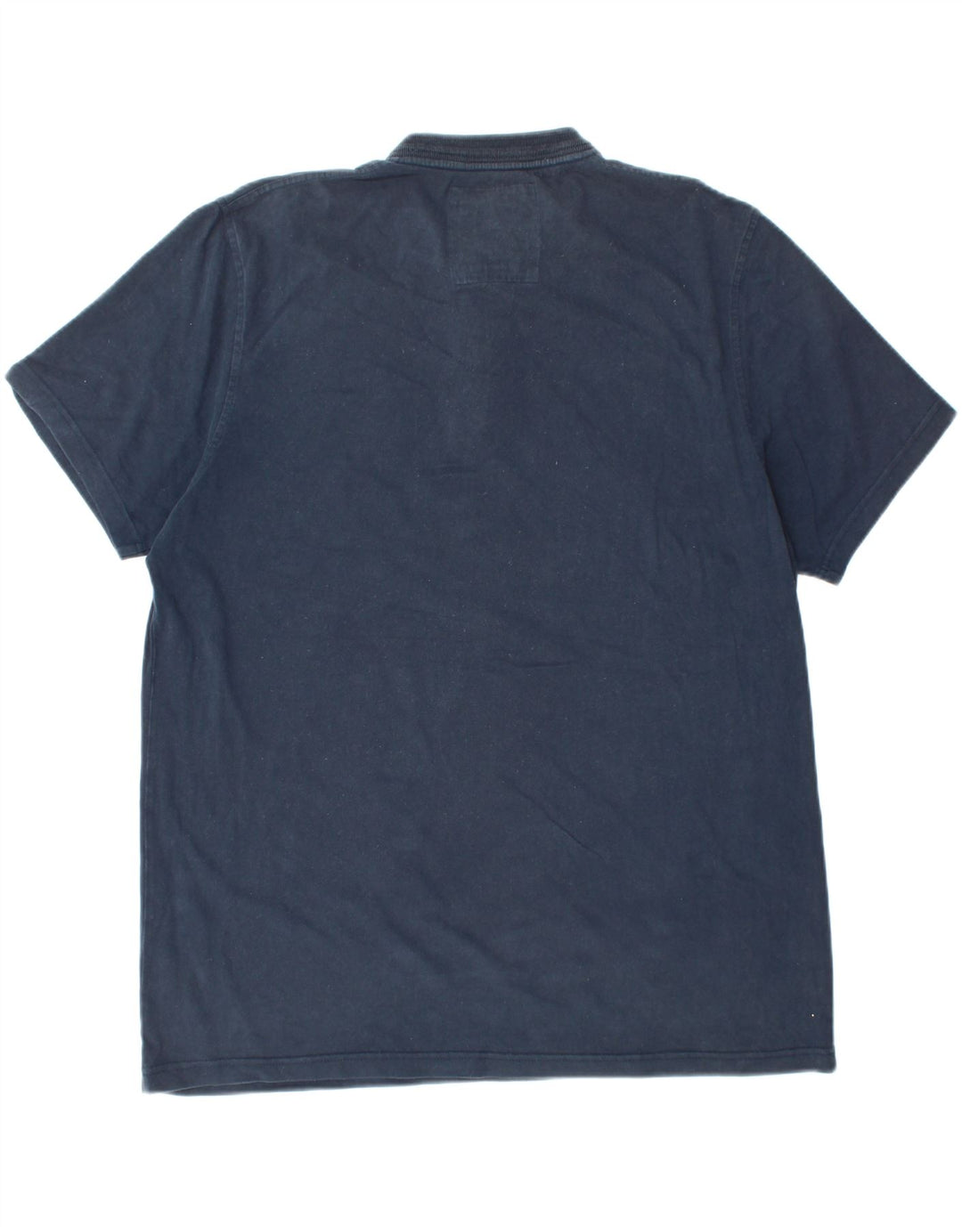 CREW CLOTHING Ανδρικό πουκάμισο polo 2XL Navy Blue Cotton