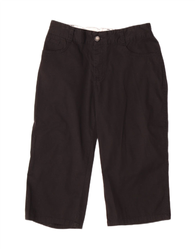DOCKERS Girls Straight Casual Trousers 9-10 Years W28 L17 Black Cotton Vintage Dockers and Second-Hand Dockers from Messina Hembry 