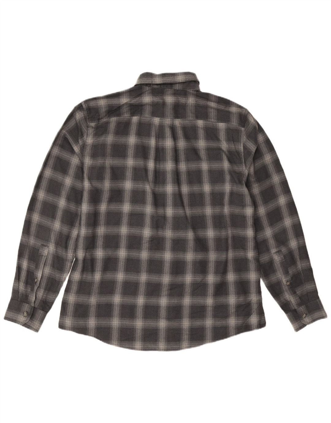 Eddie Bauer Ανδρικό φανελένιο πουκάμισο μεγάλο μπλε ναυτικό καρό πολυεστέρα