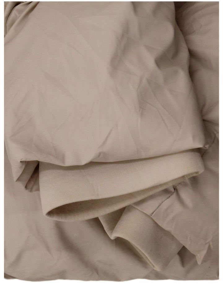 Zara Γυναικείο μπουφάν με κουκούλα UK 16 Large White Polyester