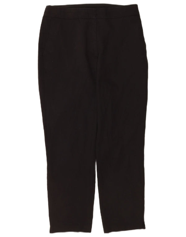 Zara Γυναικείο ίσιο παντελόνι Chino XL W32 L26 Μαύρο βαμβακερό