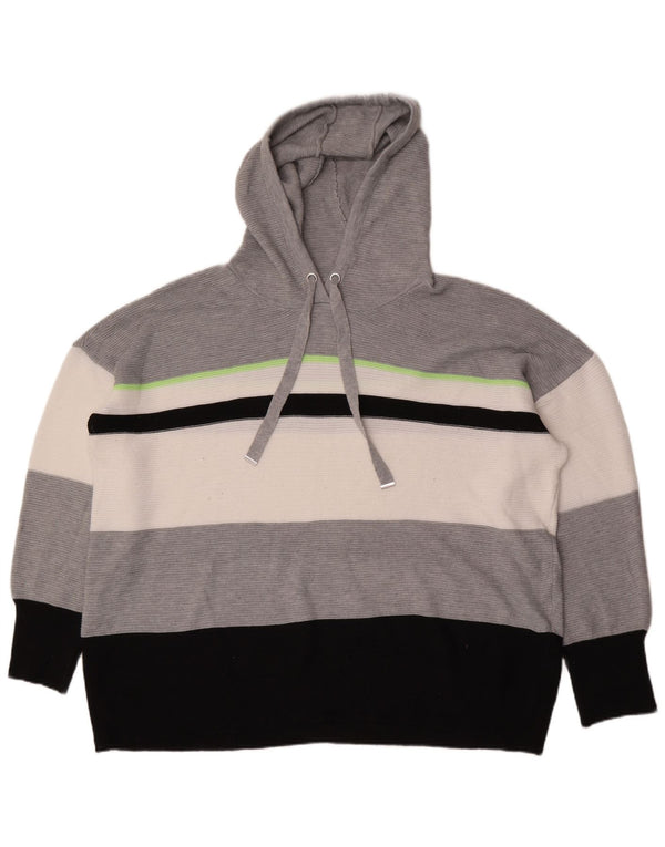 Marks & Spencer Γυναικείο πουλόβερ με κουκούλα UK 18 XL Γκρι