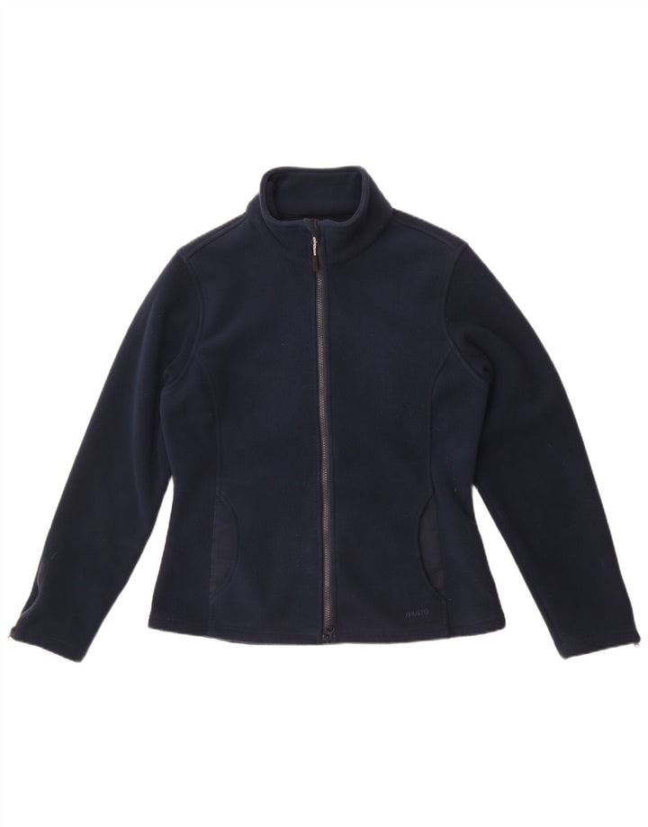 Musto Γυναικείο Fleece Jacket UK 14 Large Navy Blue Polyester