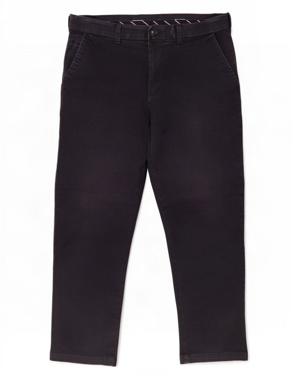 Marks & Spencer Mens Blue Harbour Straight Chino Παντελόνι W34 L29 Navy