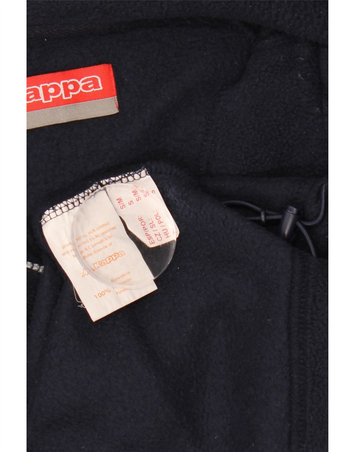 KAPPA Ανδρικό φερμουάρ Fleece Jumper Μικρό Navy Blue Polyester