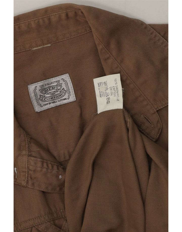 Vintage Ανδρικό Πουκάμισο XL Μπεζ βαμβακερό