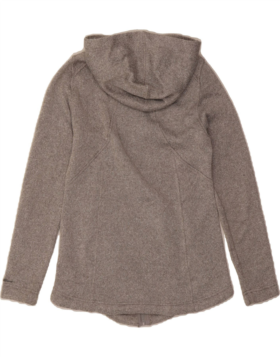EDDIE BAUER Womens Zip Hoodie Sweater UK 10 Small Grey Polyester Vintage Eddie Bauer and Second-Hand Eddie Bauer from Messina Hembry 