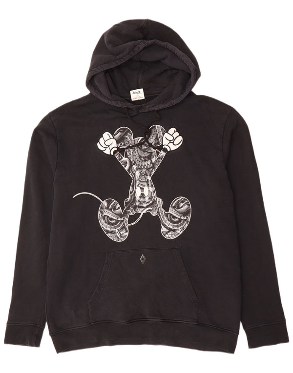 Marcelo Burlon Ανδρικό Mickey Mouse Graphic Hoodie Jumper XL Μαύρο βαμβακερό