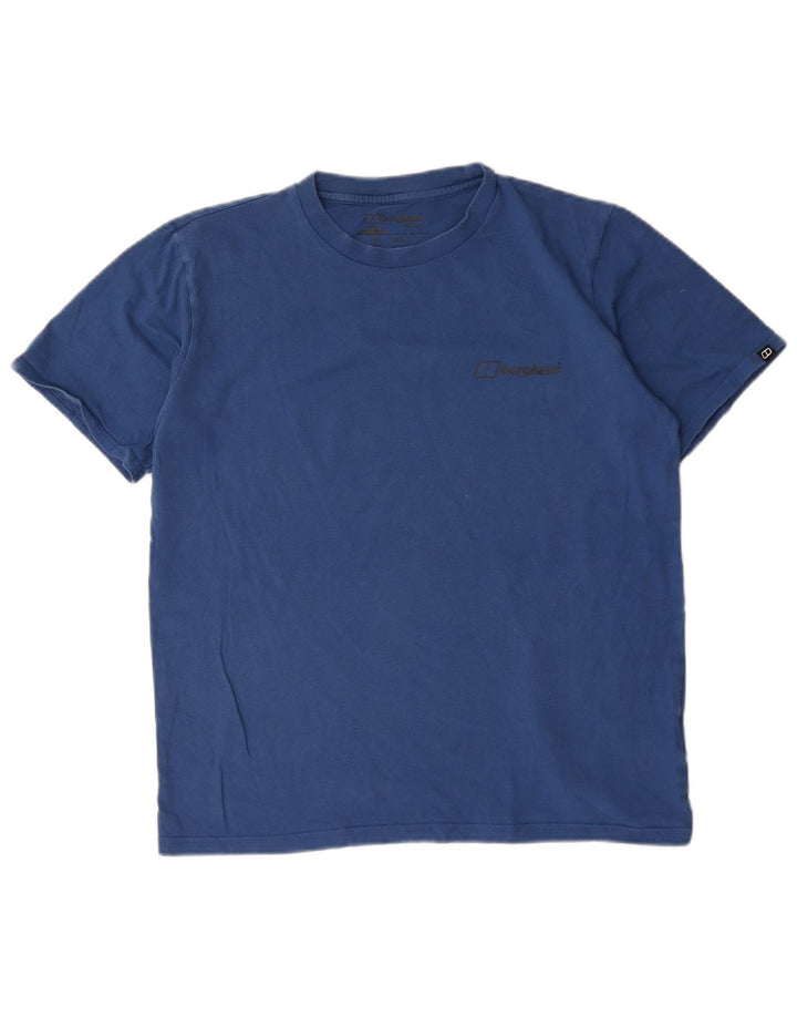Ανδρικό T-Shirt Berghaus Top μεγάλο μπλε βαμβακερό
