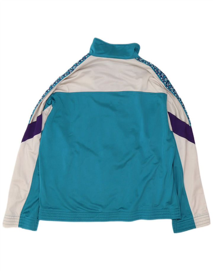 Ανδρική φόρμα Lotto Graphic Full Sports XL Blue Colorblock Polyester