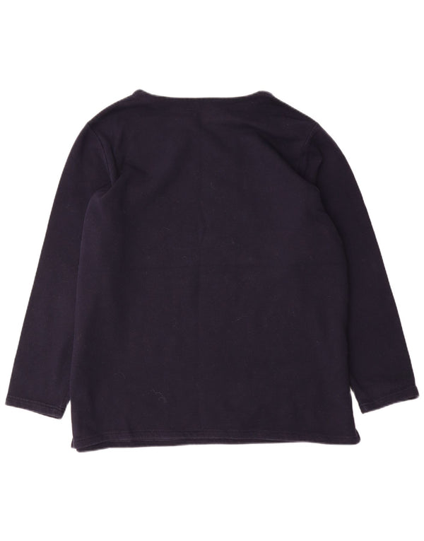 MARKS & SPENCER Γυναικεία φούτερ Jumper UK 22 3XL Navy Blue Cotton