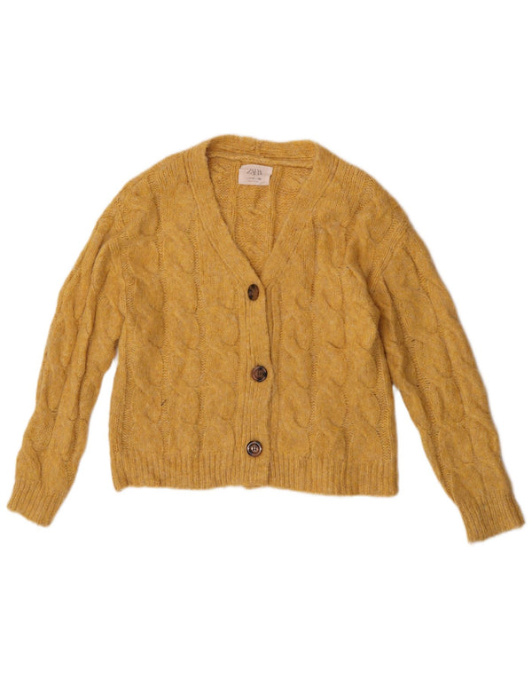 Ζακέτα Zara Girls 11-12 Years Yellow Acrylic