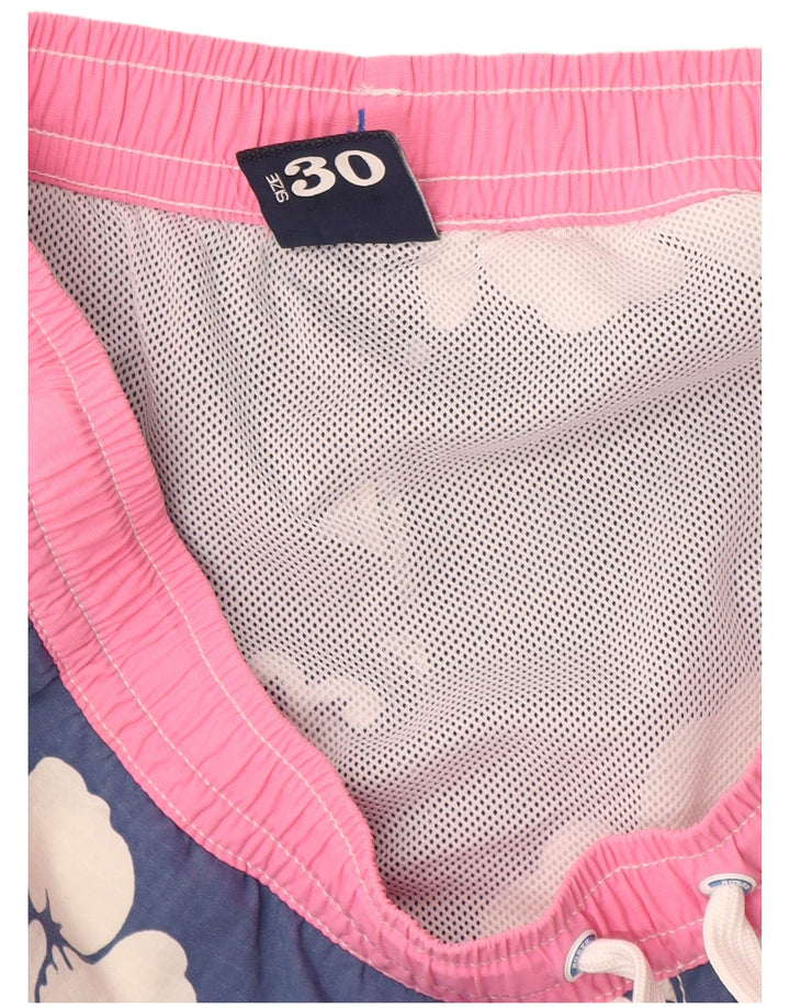 North Sails γυναικείο σορτς κολύμβησης UK 14 Medium Blue Floral Polyamide