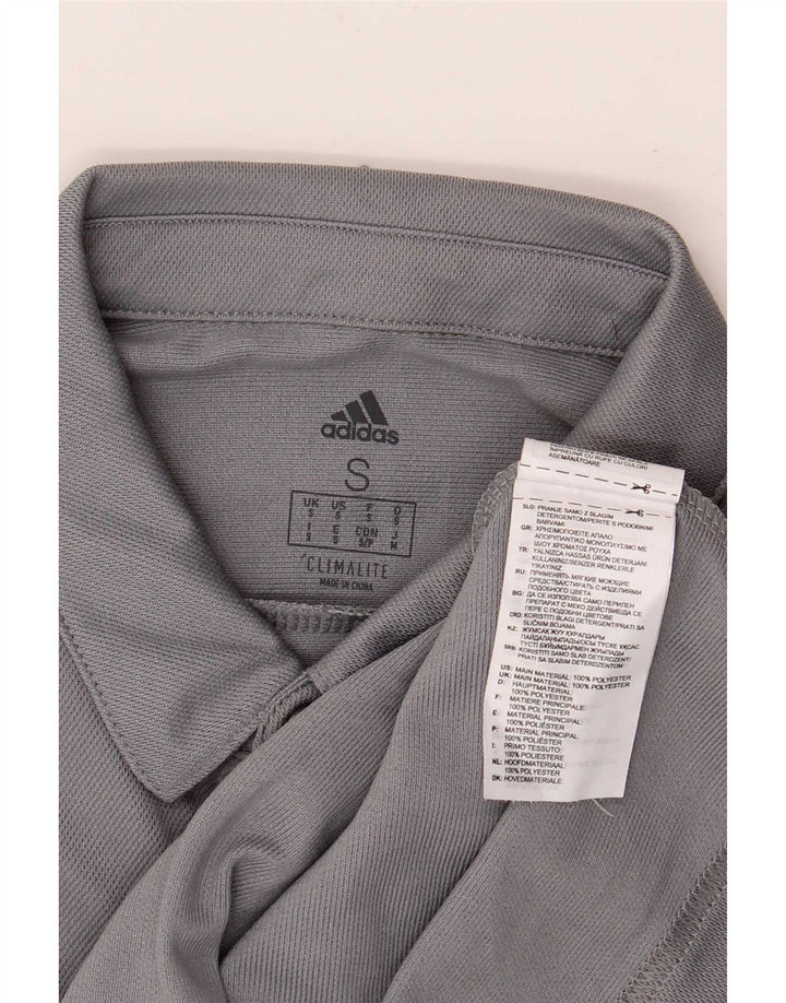 Ανδρικό πουκάμισο Adidas Climalite Polo Small Grey Colourblock Polyester