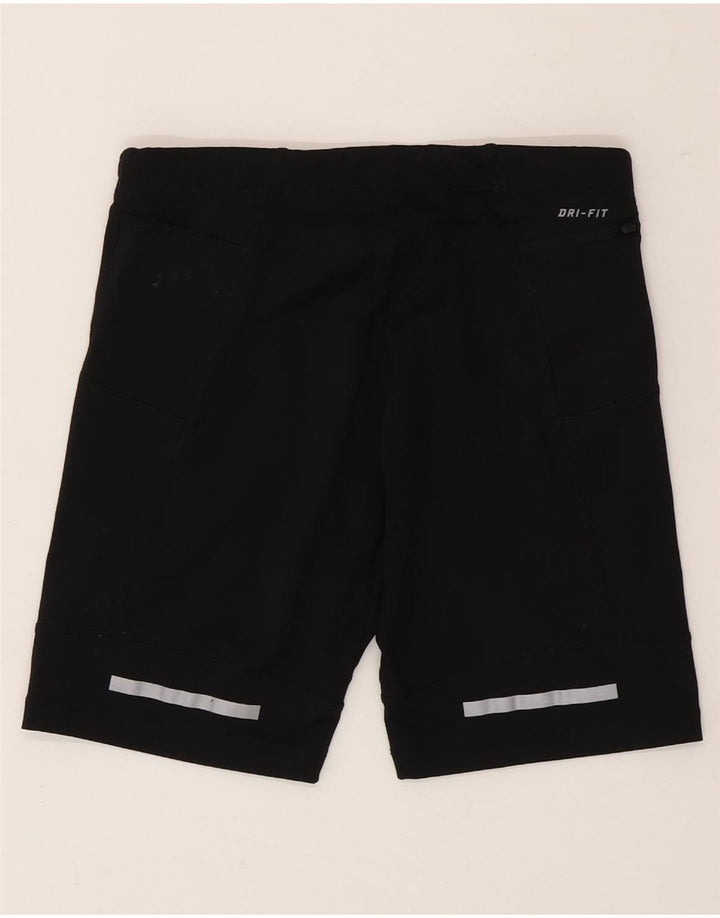 Γυναικείο αθλητικό σορτς Nike Dri Fit UK 12 μεσαίου μαύρου πολυεστέρα