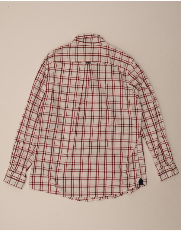 Crew Clothing Ανδρικό πουκάμισο Classic Fit XL White Check Cotton