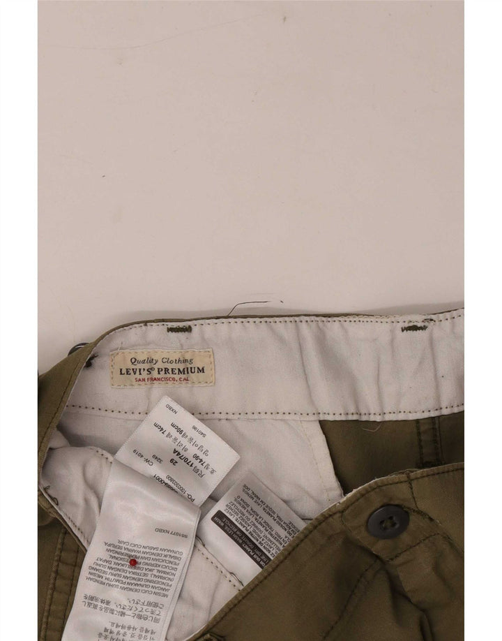 Ανδρικό σορτς Levi's Regular Cargo W29 Μεσαίο βαμβακερό χακί