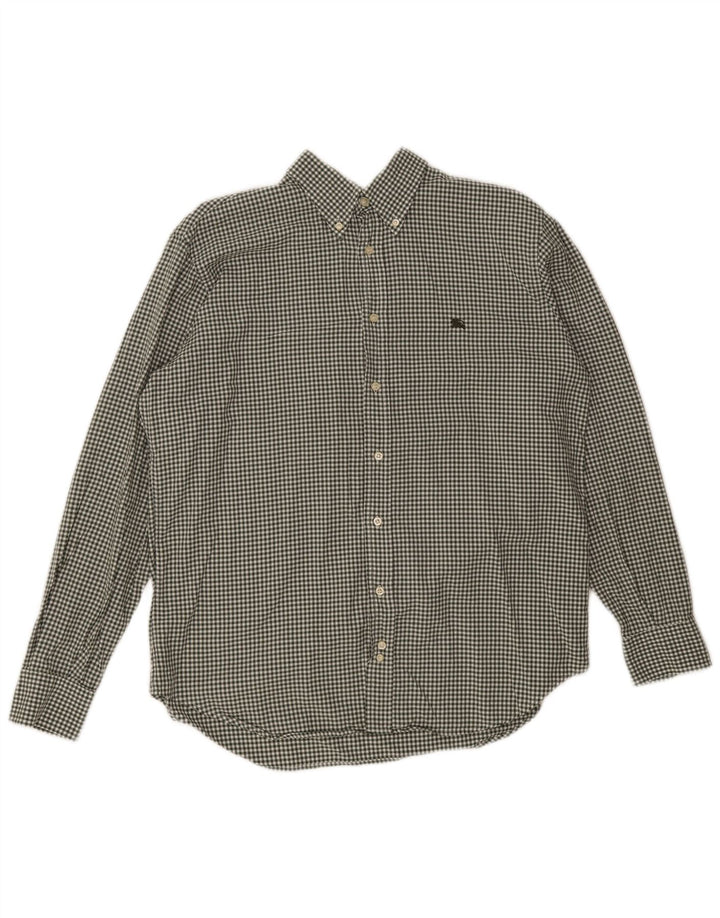 Ανδρικό πουκάμισο Burberry με μεγάλο πράσινο Gingham