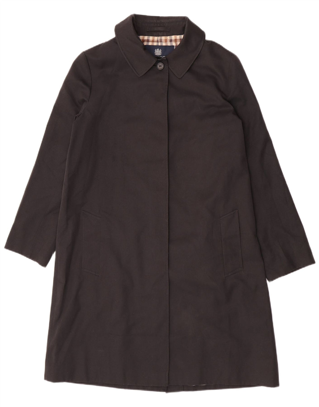 Aquascutum Γυναικείο Πανωφόρι UK 14 Large Black Polyester