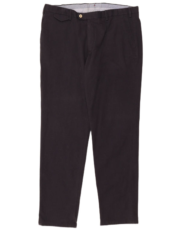 Massimo Dutti Ανδρικό Slim Suit Παντελόνι EU 50 2XL W40 L34 Navy Blue Cotton