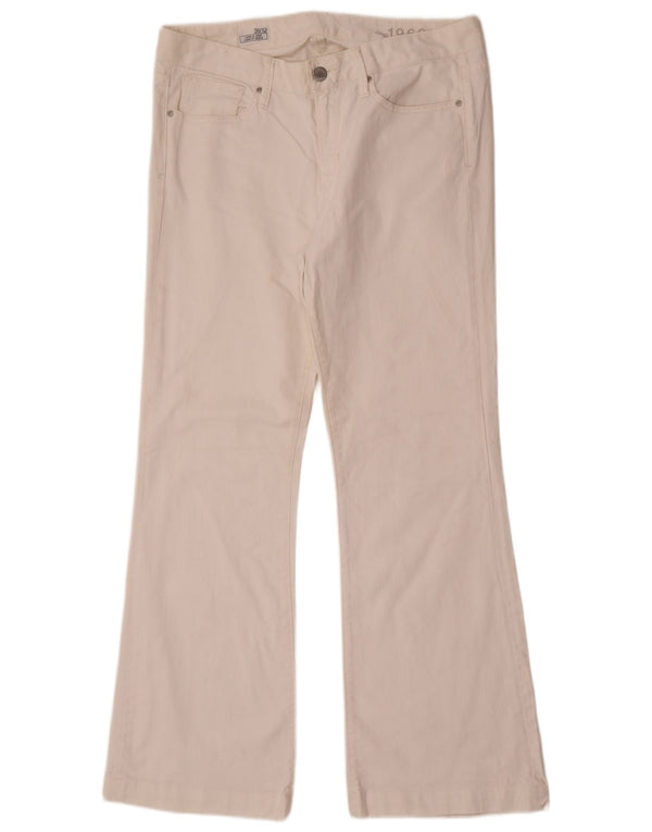 Gap Γυναικείο Bootcut Τζιν US 12 Large W31 L31 Λευκό βαμβακερό