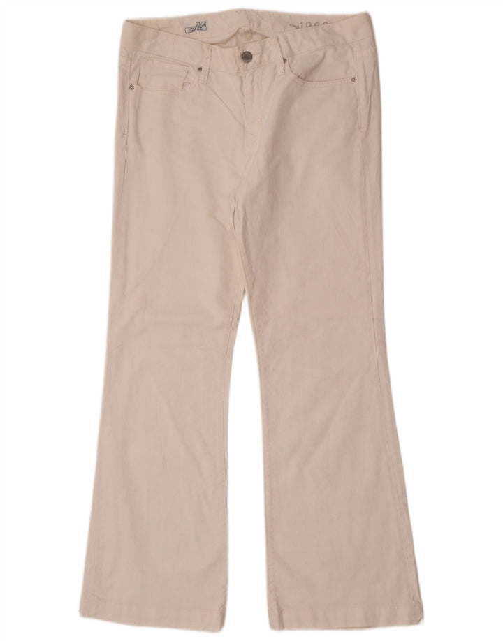 Gap Γυναικείο Bootcut Τζιν US 12 Large W31 L31 Λευκό βαμβακερό