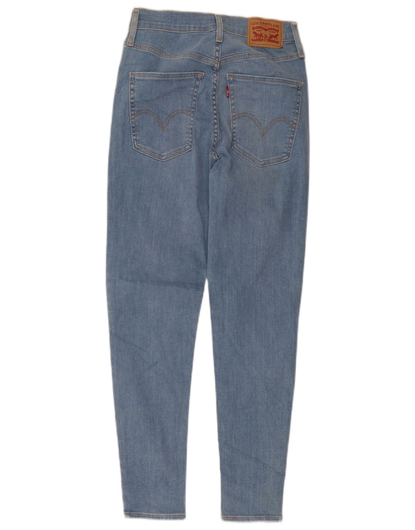 Levi's Womens Mile High Super Skinny Jeans W27 L27 Blue Cotton