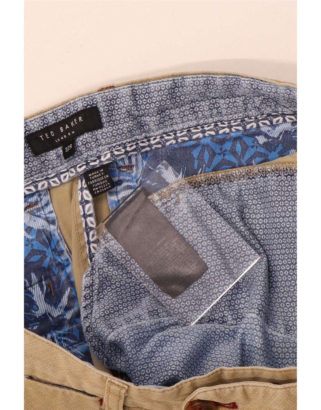 Ted Baker Ανδρικό σορτς Chino W32 Βαμβακερό μεσαίο μπεζ