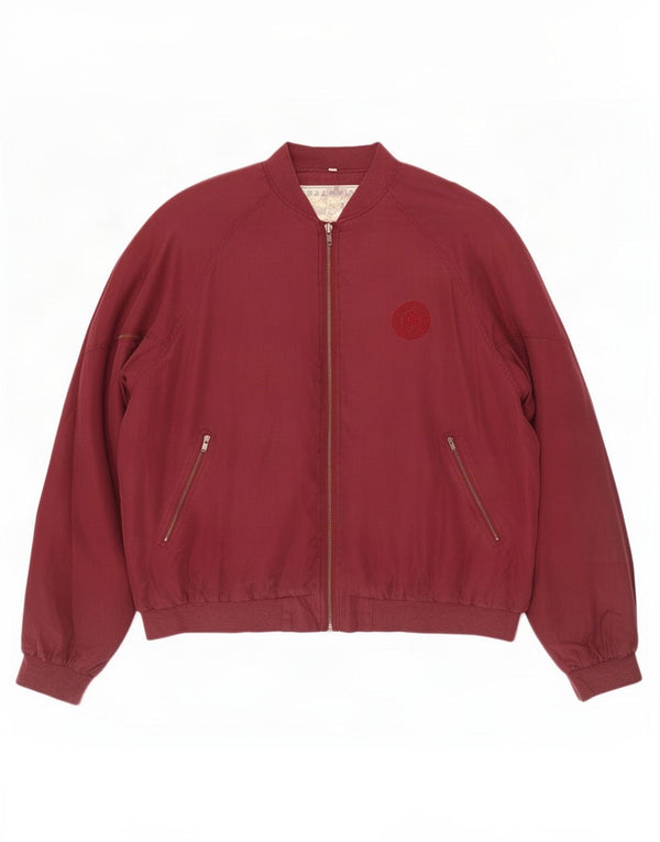 Ανδρικό μπουφάν Al Bright Bomber UK 42 XL Μεταξωτό μπορντό