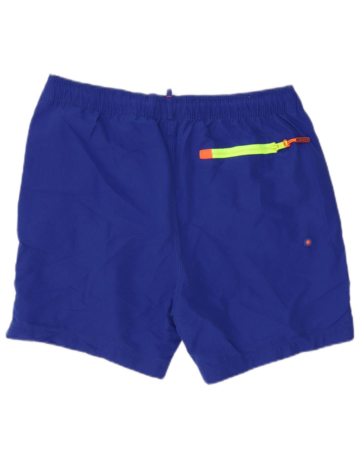 Superdry Ανδρικό γραφικό σορτς κολύμβησης μεγάλο μπλε πολυεστέρα