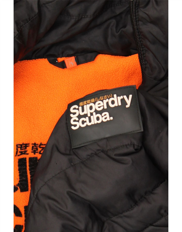 Superdry Ανδρικό μπουφάν Sherpa με κουκούλα UK 38 Medium Black