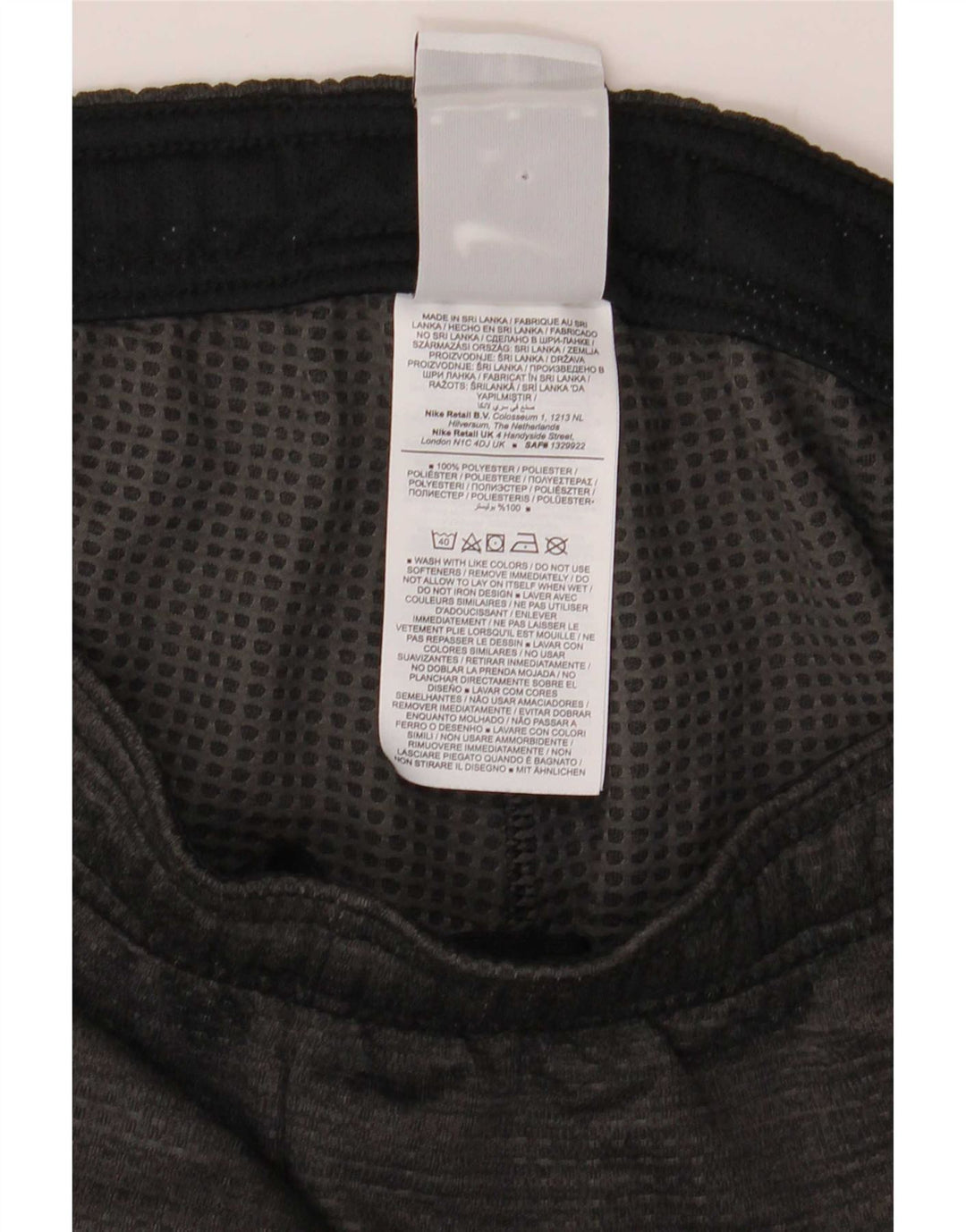 Ανδρική φόρμα φόρμας Nike Dri Fit με μεσαίο γκρι πολυεστέρα