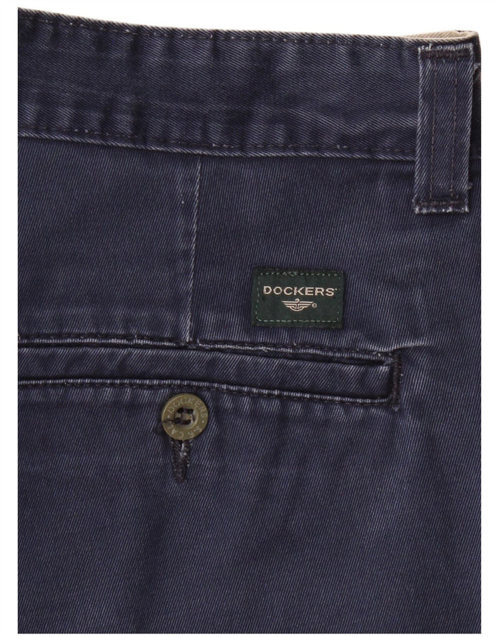 DOCKERS Ανδρικό ίσιο παντελόνι Chino W34 L28 Navy Blue