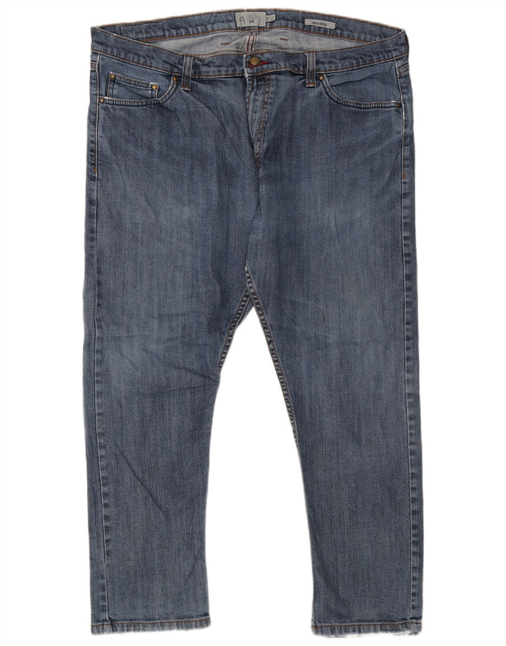 Marks & Spencer Ανδρικό Slim Jeans W40 L29 Μπλε βαμβακερό