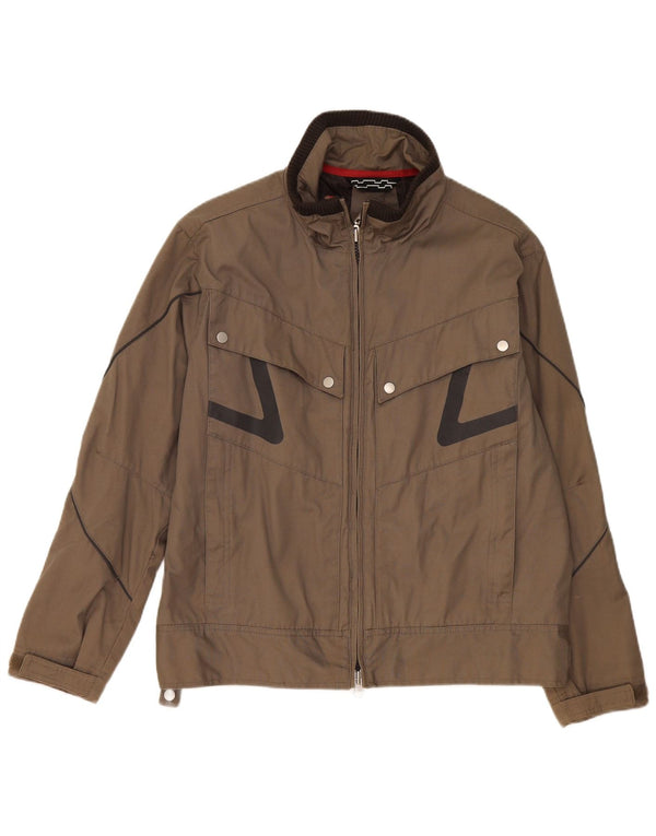 Ανδρικό Volvo Graphic Bomber Jacket UK 38 Medium Grey Colourblock Cotton
