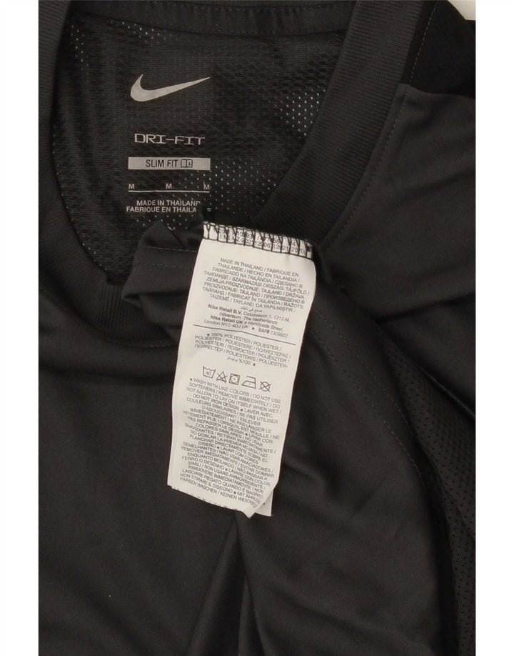 Ανδρικό μπλουζάκι Nike Dri Fit Slim T-shirt με μεσαίο γκρι έγχρωμο πολυεστέρα