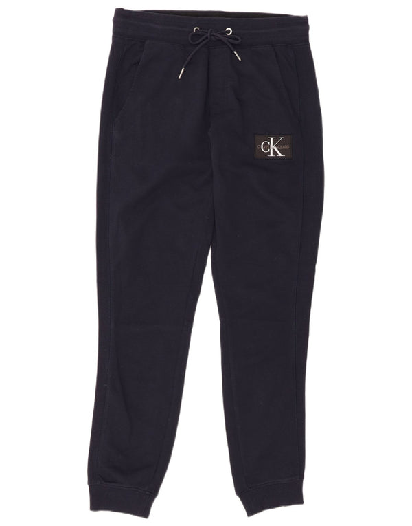 Calvin Klein Ανδρική αθλητική φόρμα Παντελόνι Joggers Medium Navy Blue βαμβακερό