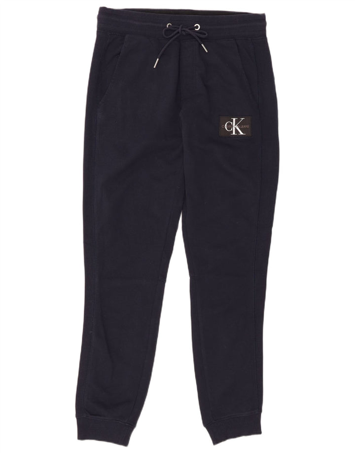 Calvin Klein Ανδρική αθλητική φόρμα Παντελόνι Joggers Medium Navy Blue βαμβακερό